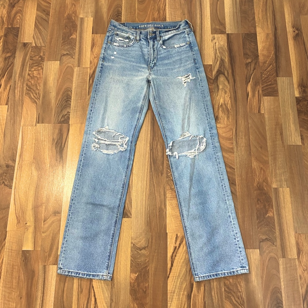 American Eagle low rise baggy jeans